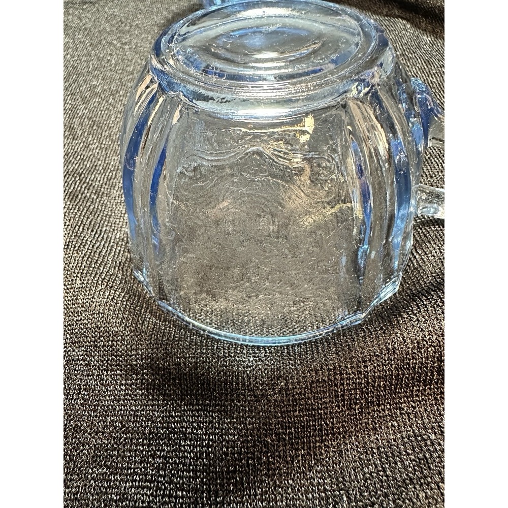 Indiana Glass Federal Madrid Blue Recollection 4 Tea Cups Depression, Glass - Picture 5 of 10